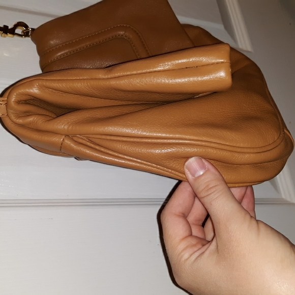 Tory Burch "Amanda" Fold Over Leather Crossbody Bag - Picture 10 of 17